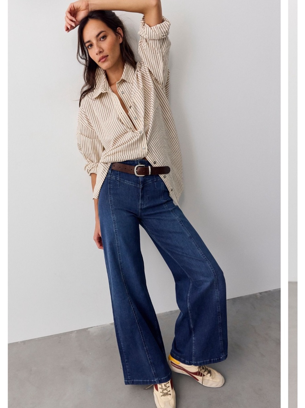 We The Free Libre Wide-Leg Jeans in Dark Blue